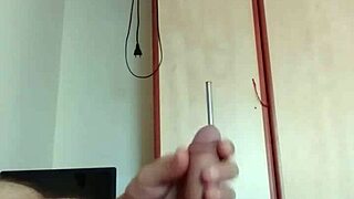 Solo gay man explores his desires alone