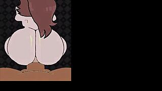 Girlfriend plays a soft game with her partner.