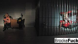 Brooke Brand Banner Plays Cop And Inmate
