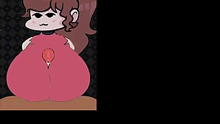 Girlfriend plays a soft game with her partner.