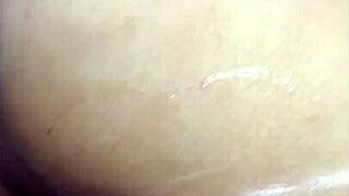 He Cums On The Fat Bbw's Ass