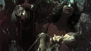 OMG, check out these retro hairy babes with animals! 🐾