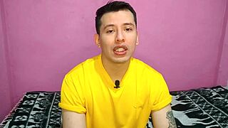 Muscular brother-in-law gets 21cm dick in bathroom