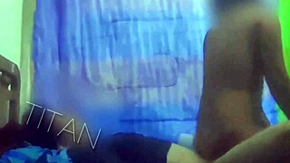 Feeling the intense passion as this sexy Venezuelan girl gives a hardcore blowjob and pussy action with big tits and ass