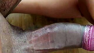 i love sucking that big black cock with my petite mouth