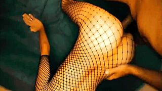 Beautiful sex unfolds in the dark by lantern light