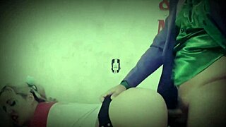 Is Harley Quinn Bent Over for a Creampie at the Halloween Party?