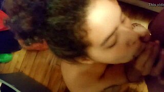 my girlfriend gives amazing blowjob to my friend