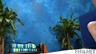 Enjoyable Babe Feels Pleasure During Massage