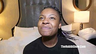 Fresh ebony newbie Lashay Shorty shows off phat booty pussy