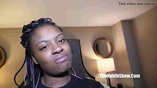 Fresh ebony newbie Lashay Shorty shows off phat booty pussy