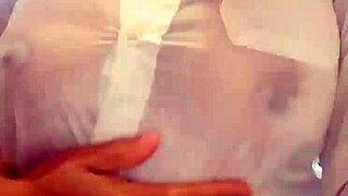 Wet pussy masturbation on webcam leads to creampie