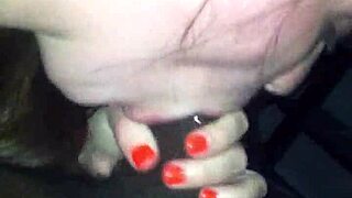 Brunette Step Sister Gives Monster Cock Deepthroat Blowjob