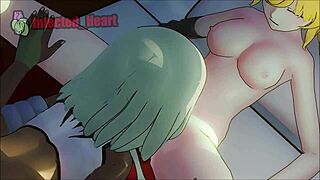 yang x emerald lesbian pussy licking sound loop in cartoon anime