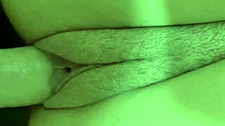 Eating wife's big pussy outdoors with monster cock!