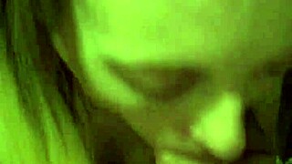 Erica Mongold jerks and sucks fat dick for cum on tits