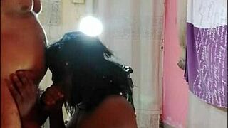 tall busty bbw moans loud while giving head in hotel. recorded straight from my phone for part 2.