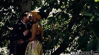 Ebony Babe Julie Kay Takes White Cock