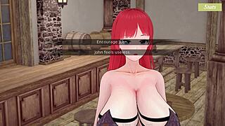 lets fuck the charming redhead waitress