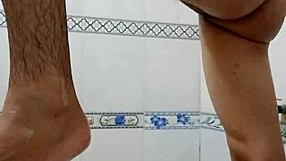 Teen 18+ Takes A Relaxing Bath Alone In The Shower