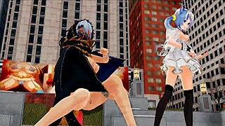 I-I love mmd damsel and futanari dancing!