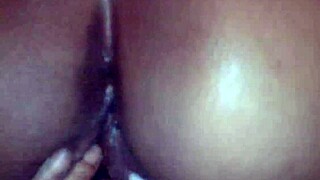 Two redbone lesbians use toys to twerk and clap their asses