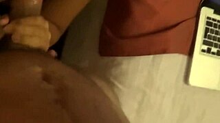 Asian teen escort gives blowjob and facial