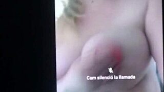 chatting on webcam with tania, showing off her big tits and boobs