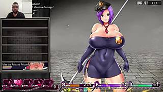 Karryn endures intense prison hentai with big tits and ass masturbation