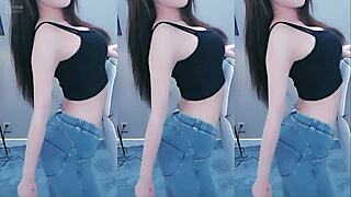 Cute Chinese Girl Dances with Sexy Moves