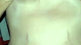 carri gives calvin klein deepthroat blowjob with big tits