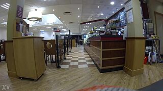 Tracy the shemale outdoors, ready for action?