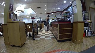 Tracy the shemale outdoors, ready for action?