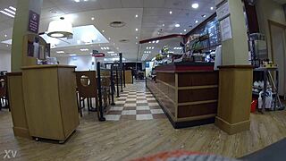 Tracy the shemale outdoors, ready for action?