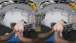 Bess Breast's big tits bounce on black cock!