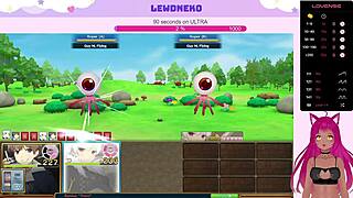 Vtuber Lewdneko moans while playing Evenicle 😘