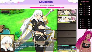 Vtuber Lewdneko moans while playing Evenicle 😘