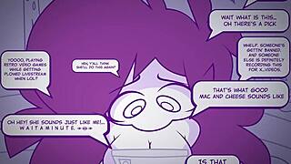 Jenny's triple trouble 😈 with anime hentai sex.