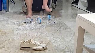 Coolmarina crashes into a fetish scene with smelly sneakers.