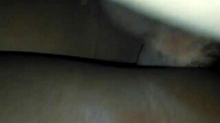 Ebony pussy getting creampie with monster cock close up 😏