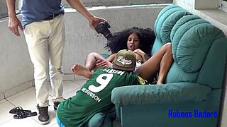 Bastidores of Brazilian Black channel recording monster cock