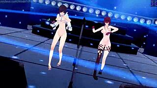 genshin impact mmd higher with ia yelan kafka