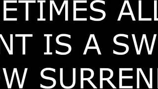 slowly surrendering in this cartoon adventure