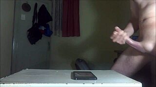 Jerking hard for Cassidyboo cum on face