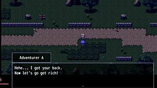 fallen makina part 1 features a mature redhead in an anime game.