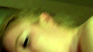 White girl sucking dick with intense passion