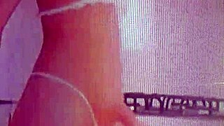 taking off underwear to show hard dick!