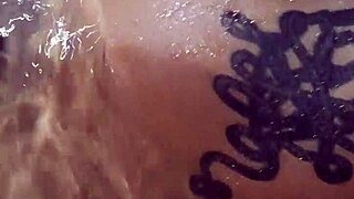 Rasta Woman Bathing In Bathtub