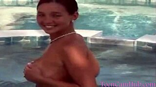 Big Tits By The Pool!