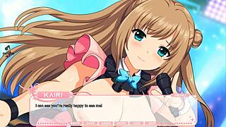 Welcome to lewd project idol part 1, idol flashes big tits